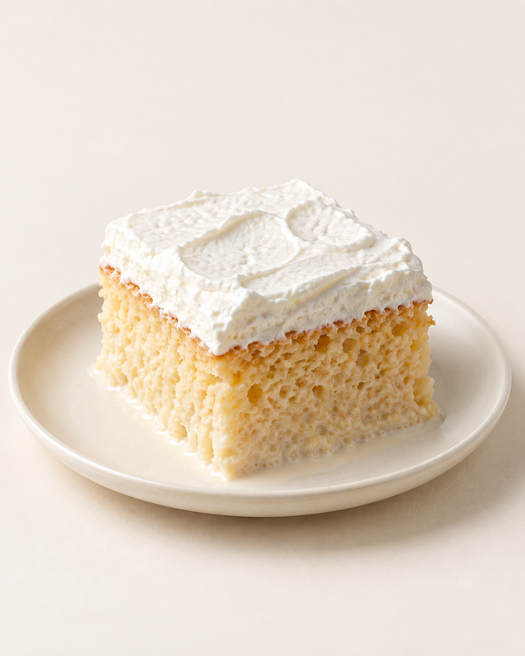 Tres Leches Cake — bakedBROWN menu photograph