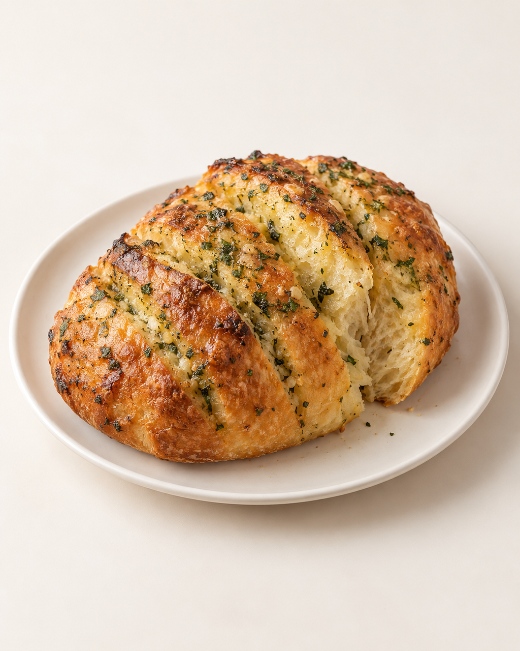 Garlic & Herb Bread — bakedBROWN menu photograph