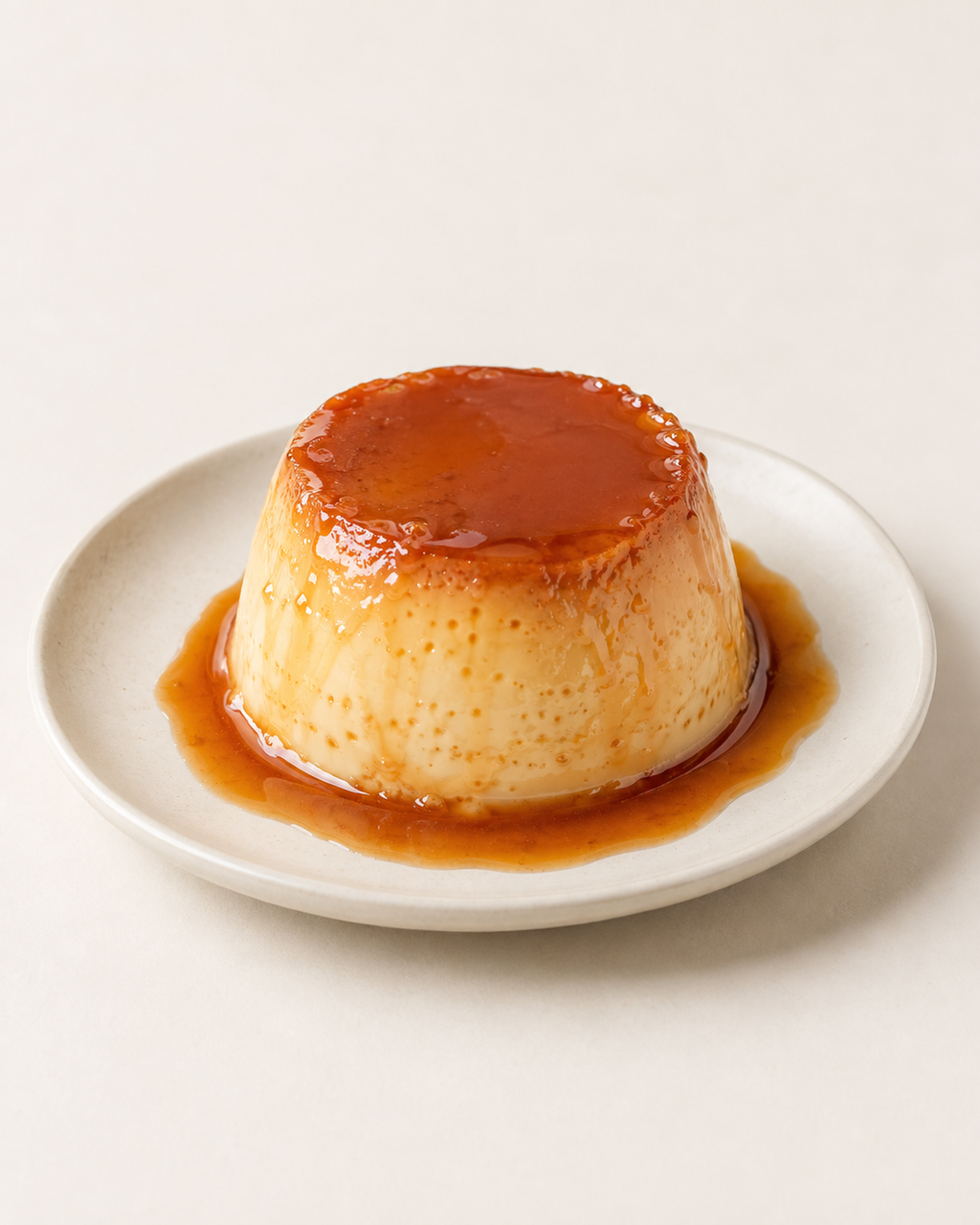 Caramel Flan — bakedBROWN menu photograph
